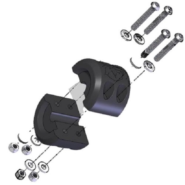 Polaris General Winch Split Cable Hook Stopper by KFI ATVSCHSepg