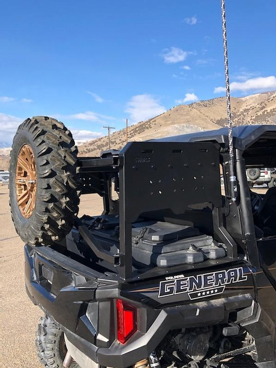 Polaris General Rear Utility Rack by Side by Customs RearUtilityRack