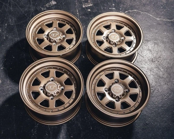 Polaris General VR Forged D15 Wheel Package Trail 15x7 Satin Bronze by ...