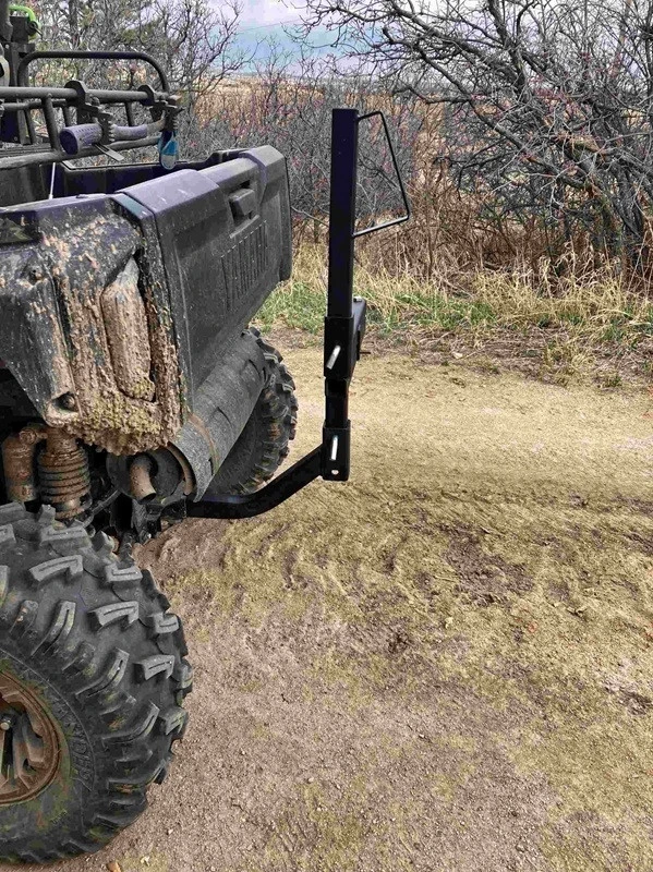 Polaris General Universal Swing Away Receiver Hitch Spare Tire Angle ...