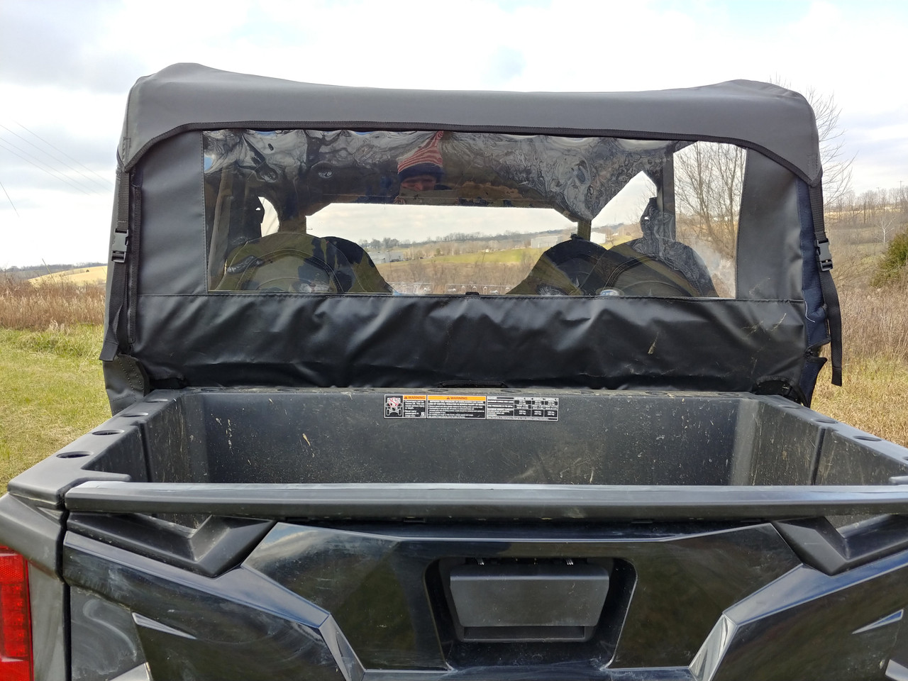Polaris General Crew Full Cab Enclosure for Hard Windshield by 3
