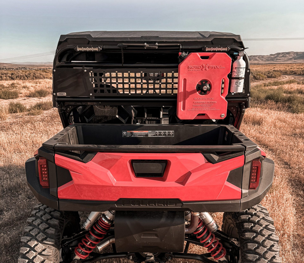 Razor Back Rack Polaris General Sidepuller Rear Headache and Winch Rack by Razorback ...