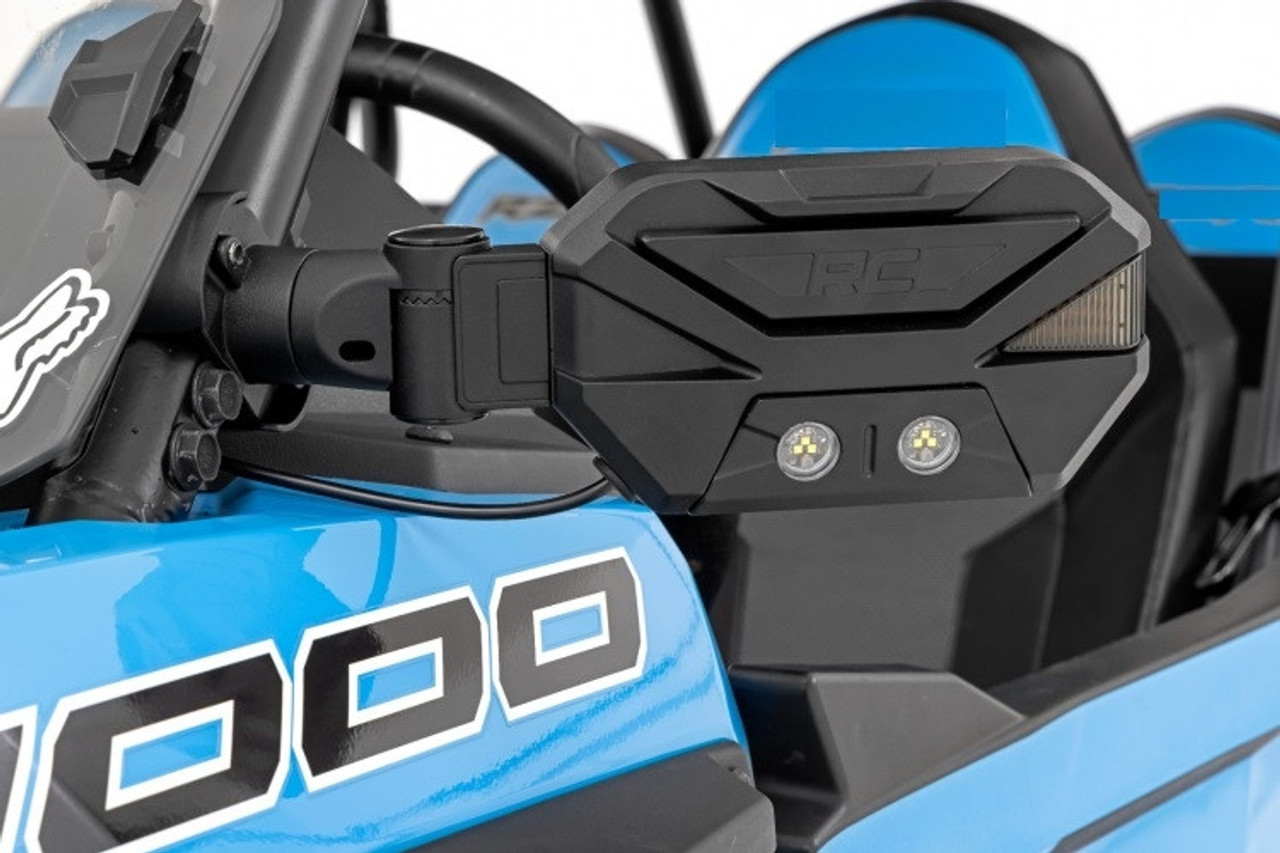 Polaris General UTV Aluminum Side Mirrors by Rough country 99206XXepg