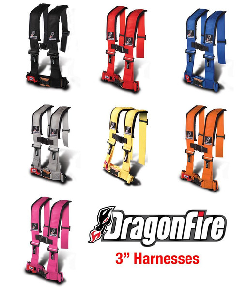 General 4 Point 3" Harness (H-Style) by Dragonfire Racing