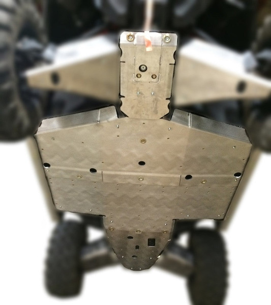 Polaris General 1000 4-Piece Full Frame Skid Plate Set by Ricochet Off-road