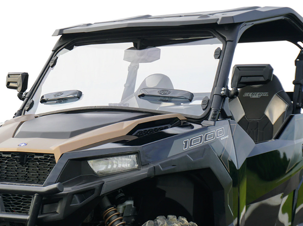 Polaris General Venting Windshield w/Rapid Release by Spike Powersport