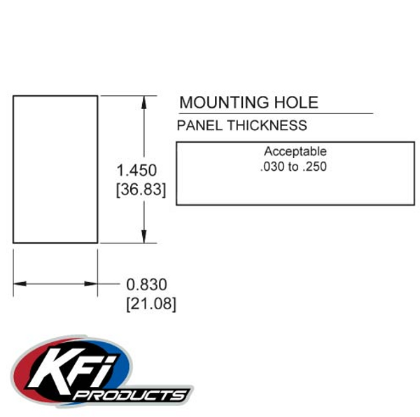 Polaris General 3500 lb Stealth Winch by KFI Products