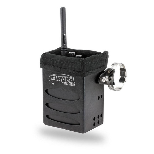 Polaris General Aluminum Handheld Radio Box with Universal Mounting by Rugged Radios