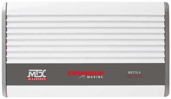 Polaris General 400-Watt RMS 4-Channel Class A/B Marine Amplifier by MTX Audio - WET75-4-epg