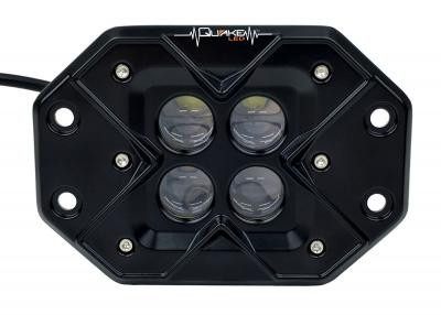 Polaris General 3 Inch Work Light Flush 40 Watt Flood/Spoot Seismic Series by Quake LED