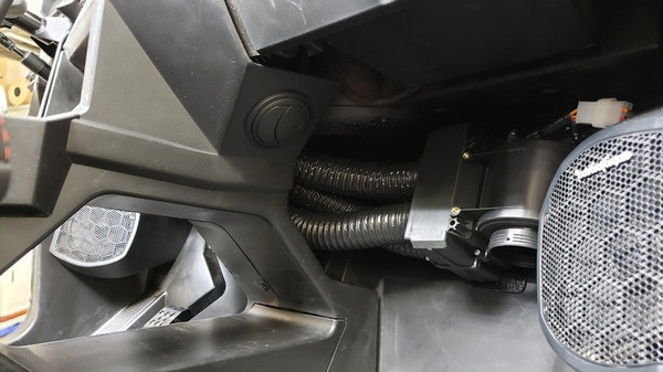 Polaris General 1000 Cab Heater with Rockford Fosgate Subwoofer & Defrost by Ice Crusher Heater