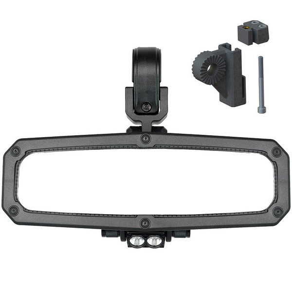 Polaris General 1000 Clearview UTV Rearview LED Dome Light - Round Tube Mount by ATV TEK (Lifetime Warranty)