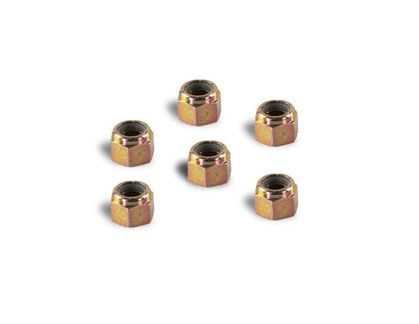 Polaris General Suspension Steering Nylock Nut 3/8 Fine Thread (6 Pack) by Quad Logic
