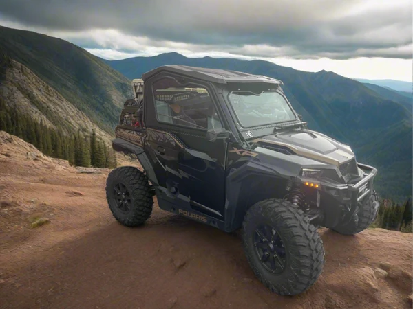 Polaris General 2-Seat Cab Enclosure "The Vault" 2016+ Upper Side Doors & Panels (Patent Pending) by Dirt Warrior Accessories
