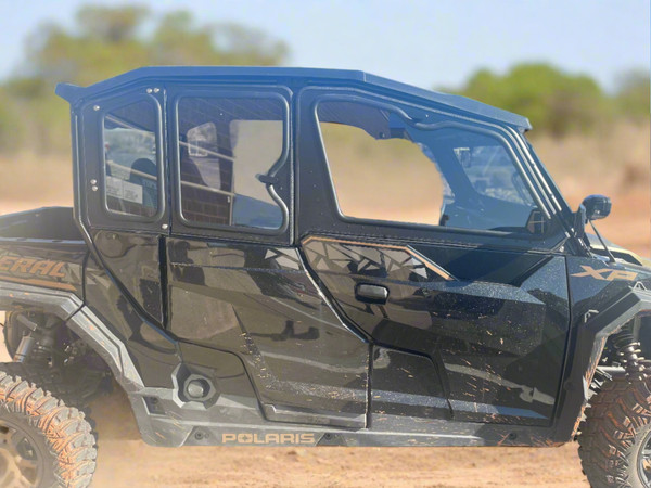 Polaris General 4-Seat Cab Enclosure "The Vault" 2016+ Upper Side Doors & Panels (Patent Pending) by Dirt Warrior Accessories