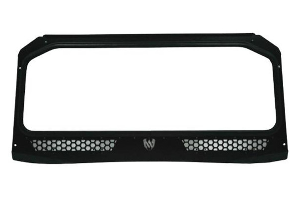 Polaris General Black Vented Full Glass Windshield by Moto Armor