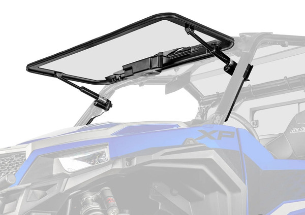 Polaris General XP 1000 MaxDrive Power Flip Glass Windshield by SuperATV by SuperATV