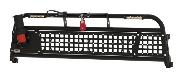 Polaris General Sidepuller Rear Headache and Winch Rack by Razorback Offroad