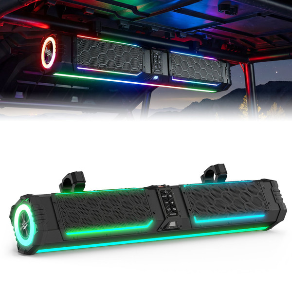 Polaris General Midnight 80 Gen2 Soundbar 680W Max Power, IP66 Waterproof & Quad Passive Radiators by Kemimoto