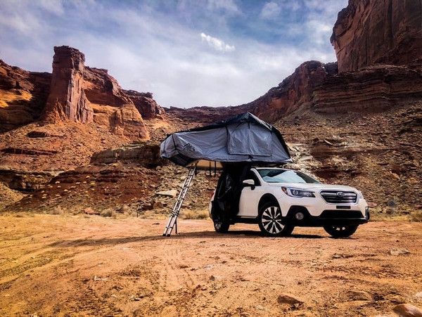 Polaris General 4 Season Roof Top Tent With Skylights by Hutch Tents