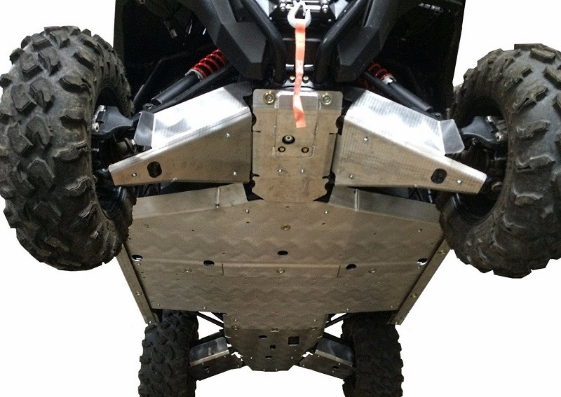 Polaris General 1000 10-Piece Complete Skid Plate Set by Ricochet