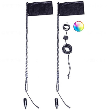 Polaris General 2x 187 Led Whips - 5150 Whips