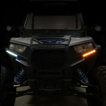 Polaris General DOT Front LED Amber/White Turn Signals (Pair) by
