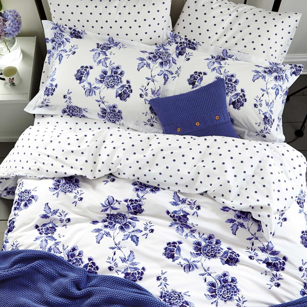 Joules Inky Chinoiserie Bedding Floral ZenDom