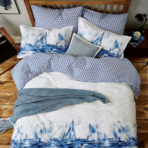 boats duvet cover