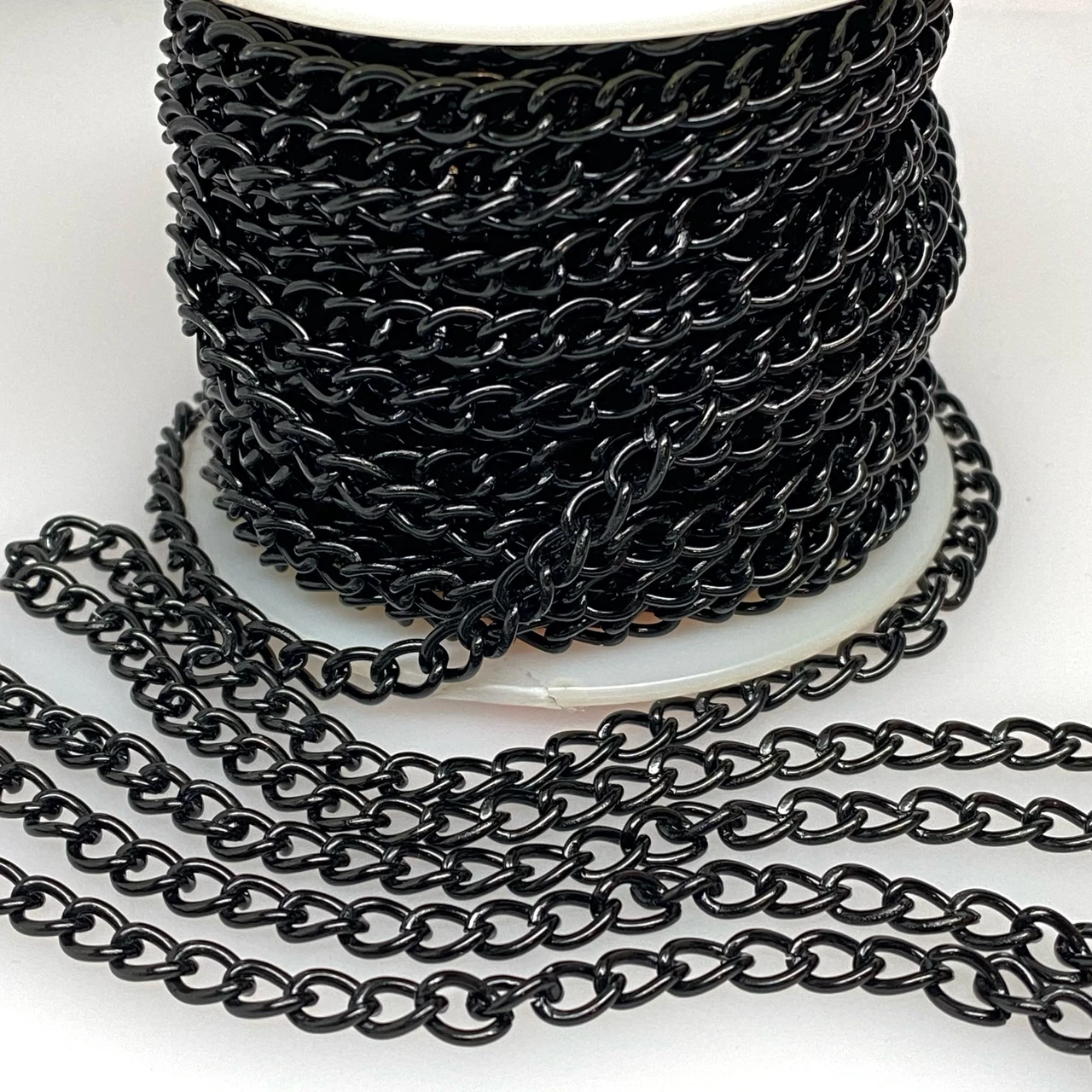 Aluminum Chain Black - MidwestBeads