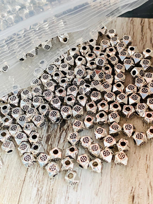 Tibetan Style Alloy Spacer Beads