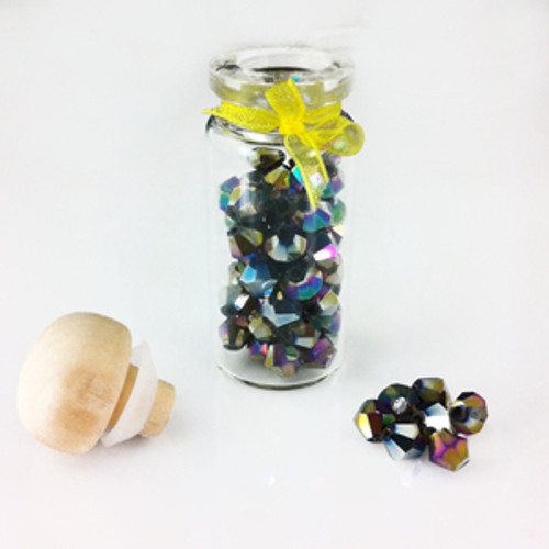 4mm Thunderpolish Crystal BiCone in Bottle - 144 Pieces - Multi Rainbow