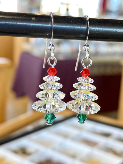 CRYSTAL CHRISTMAS TREE EARRING KIT