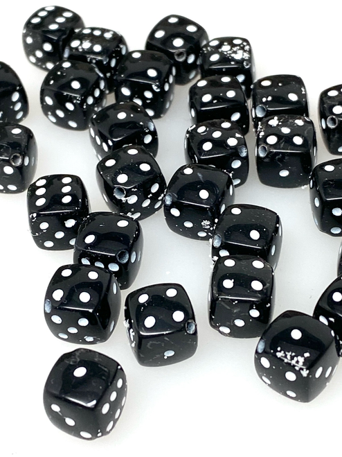 Dice Beads Black