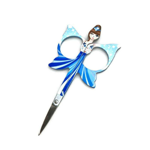 Embroidery Angels Scissors - Blue
