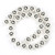 Ceramic Smiling Face Beads - White - (10 Pcs)
