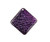 Dichroic Butterfly Pendant - Purple