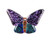Dichroic Butterfly Pendant - Purple / Blue