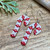 Superduo Candy Cane Earring Kit