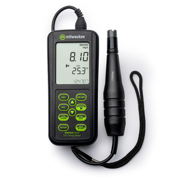 Milwaukee MW605 MAX Waterproof Galvanic  Dissolved Oxygen Milwaukee MW605 MAX Dissolved Oxygen Meter