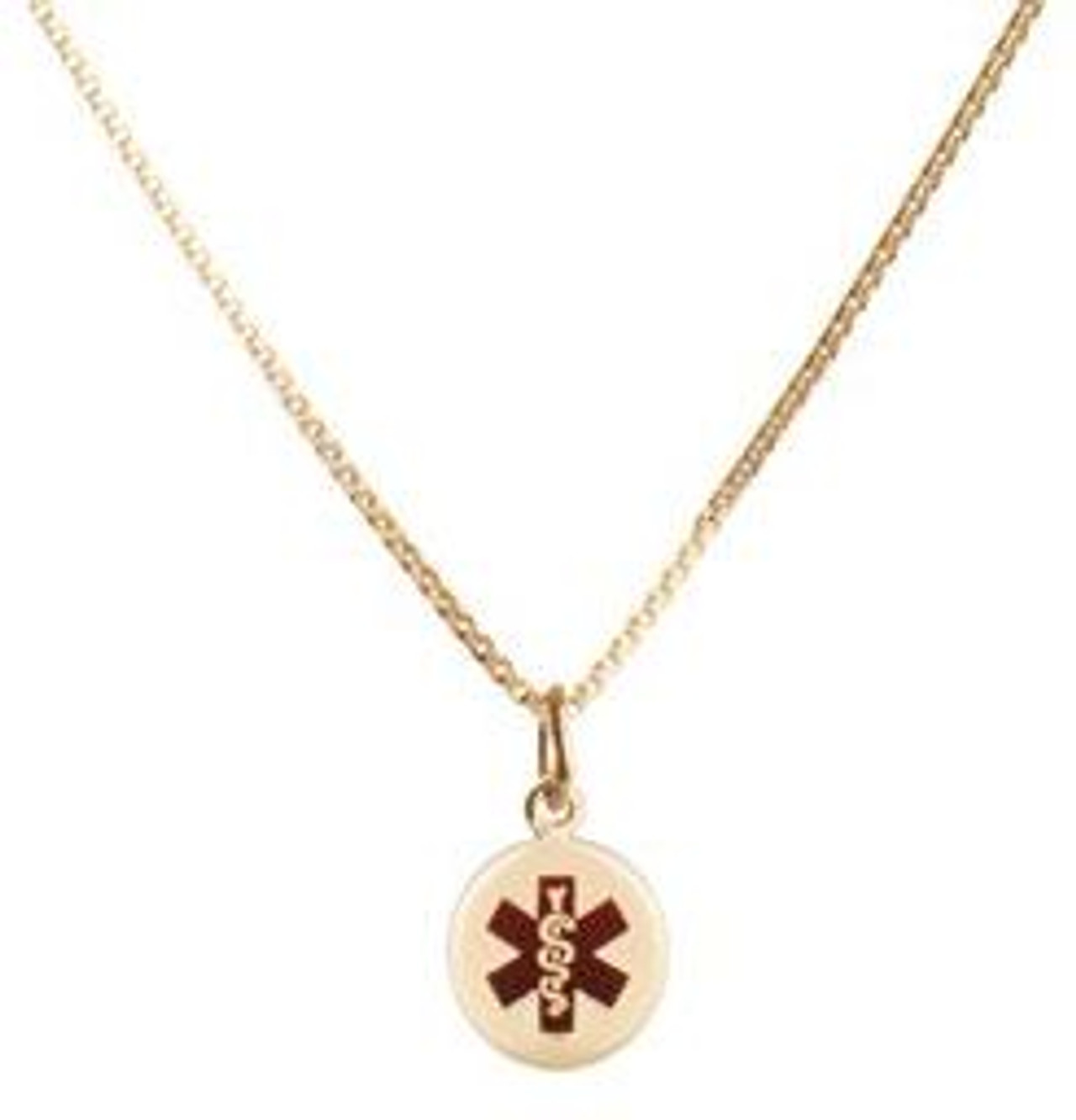 Customized Medical ID Necklace for Adults - StickyJ Medical ID