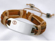 Leather and Hemp ID Bracelets from StickyJ!