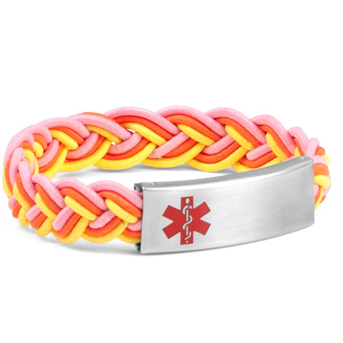 Pink Lemonade Medical Stretch Bracelet