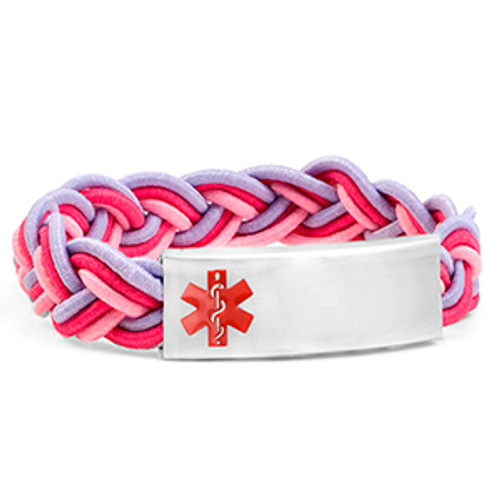 Braided Elastic Cotton Candy Bracelet