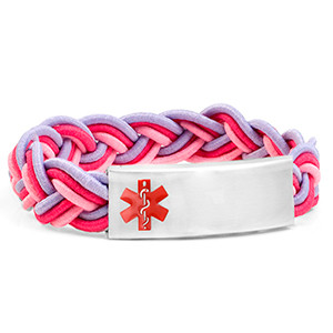 Braided Elastic Cotton Candy Bracelet