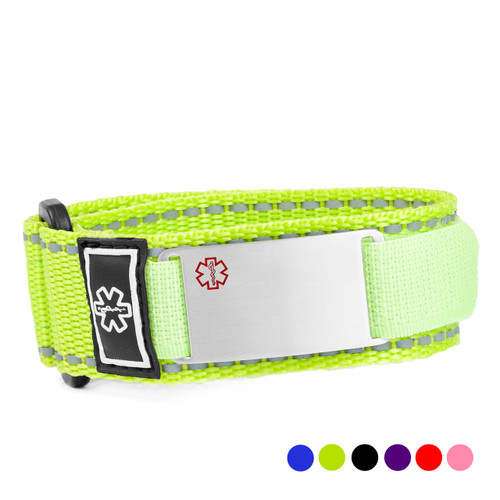 Sport Strap Medical Alert Bracelets for Kids & Adults