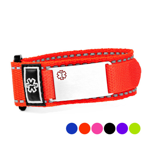Sport Strap Medical Alert Bracelets for Kids & Adults