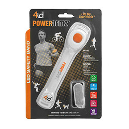 PowerArmz Orange - Adjustable LED Armband Multi-Lang
