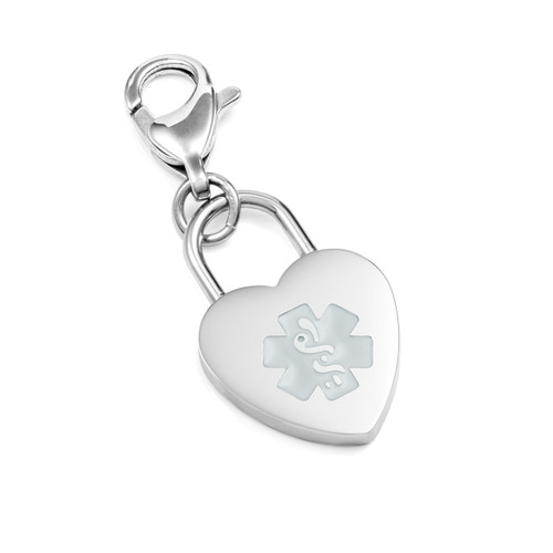 Medical Charm with White Symbol