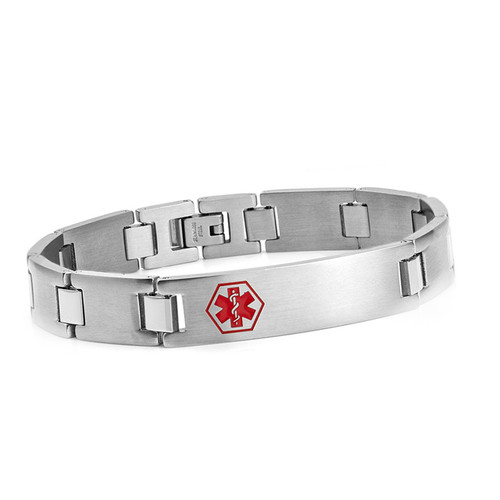 Stainless Link ID Bracelet for Men